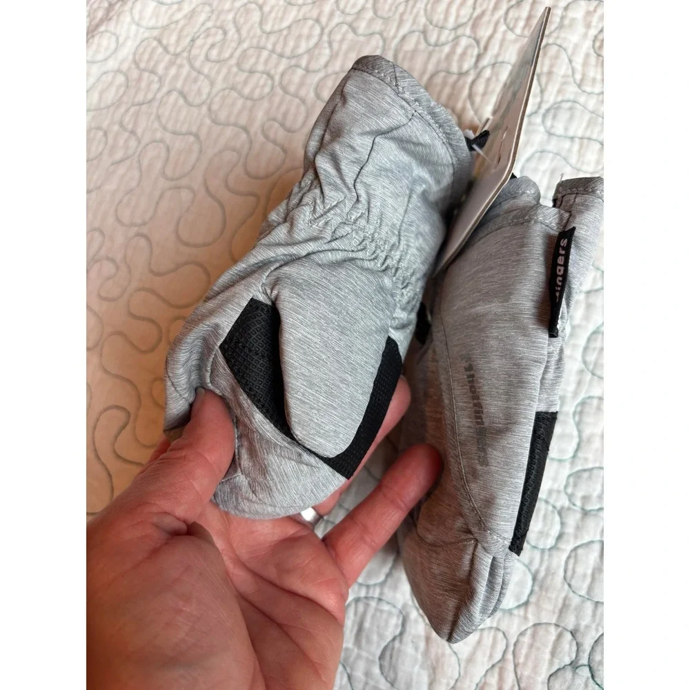 Hotfingers Toddler Mittens Heather Gray Insulated Winter Gloves Size S 1-2